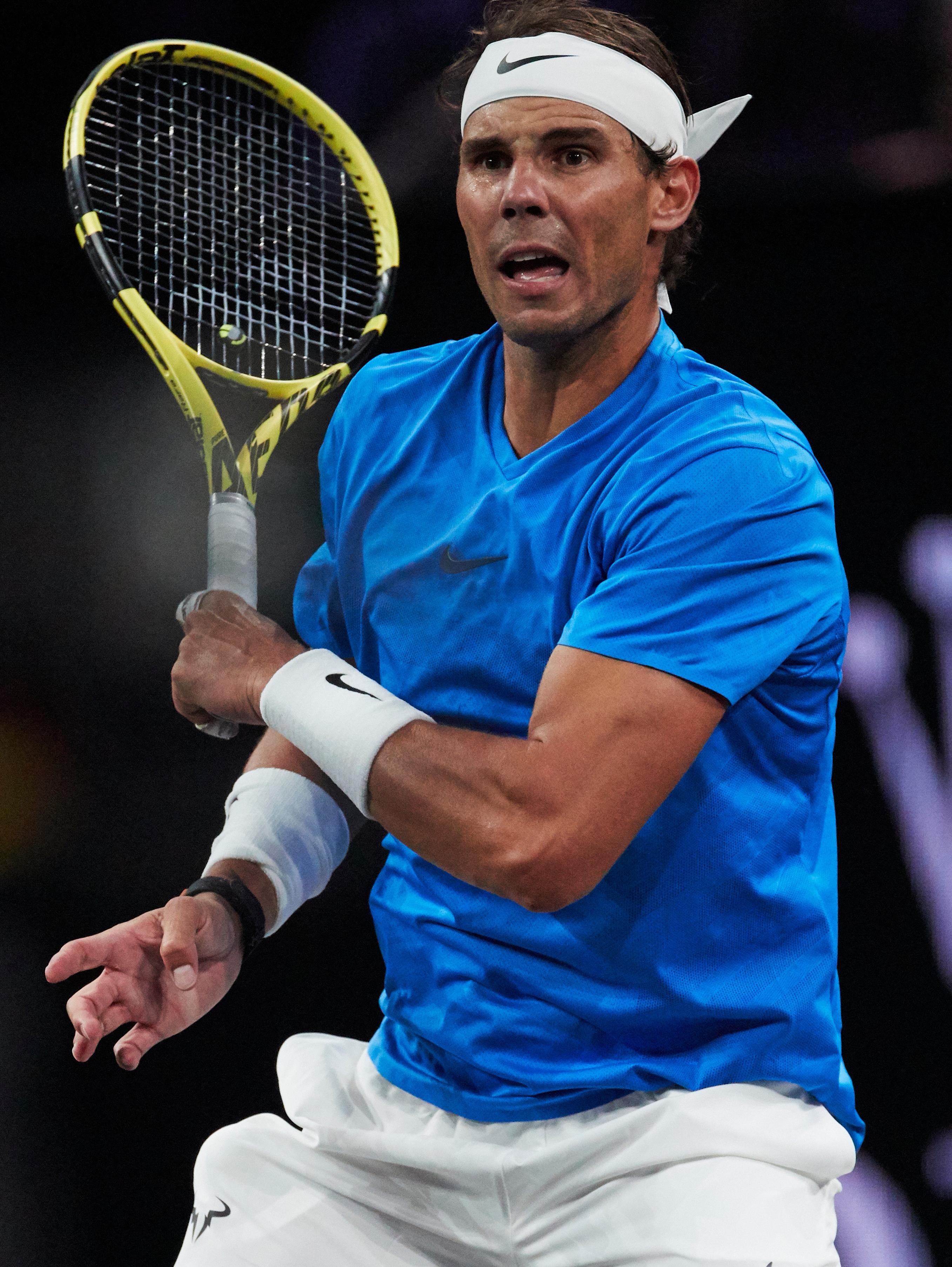 包含西班牙网球队力克英国网球队，纳达尔一己之力扛起全队的词条